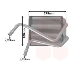 šilumokaitis, salono šildymas VAN WEZEL 58006378