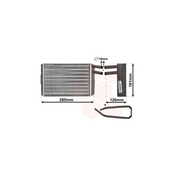 šilumokaitis, salono šildymas VAN WEZEL 59006096