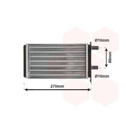 šilumokaitis, salono šildymas VAN WEZEL 73006064