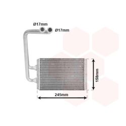 šilumokaitis, salono šildymas VAN WEZEL 82006121