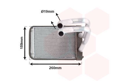 šilumokaitis, salono šildymas VAN WEZEL 82006122