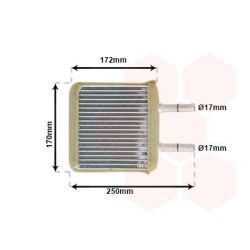 šilumokaitis, salono šildymas VAN WEZEL 82006137