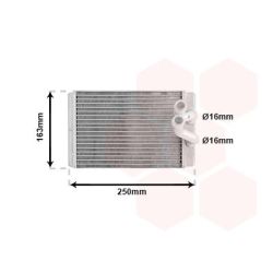 šilumokaitis, salono šildymas VAN WEZEL 82006232