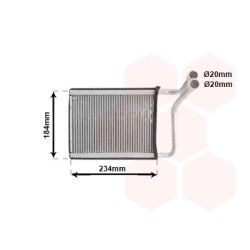 šilumokaitis, salono šildymas VAN WEZEL 82006253