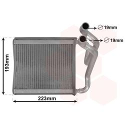 šilumokaitis, salono šildymas VAN WEZEL 82006270