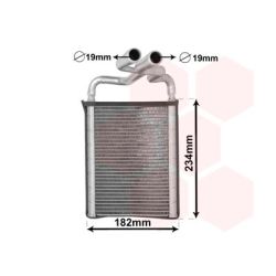 šilumokaitis, salono šildymas VAN WEZEL 82006356