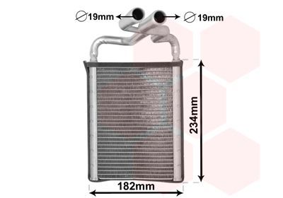 šilumokaitis, salono šildymas VAN WEZEL 82006356