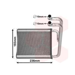 šilumokaitis, salono šildymas VAN WEZEL 82006391