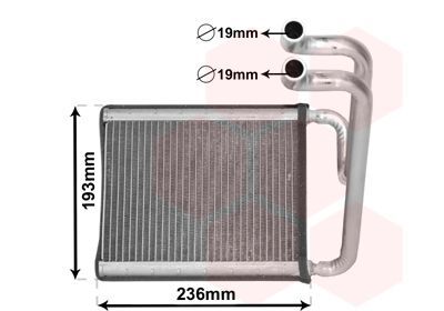 šilumokaitis, salono šildymas VAN WEZEL 82006391