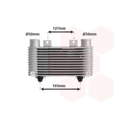 Tarpinis suslėgto oro aušintuvas, kompresorius VAN WEZEL 27004239