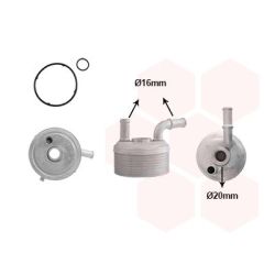 Alyvos aušintuvas, automatinė transmisija VAN WEZEL 06013751