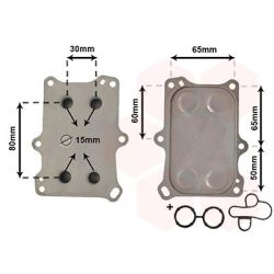 Alyvos aušintuvas, variklio alyva VAN WEZEL 17013706