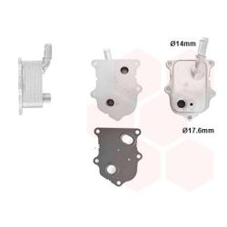 Alyvos aušintuvas, variklio alyva VAN WEZEL 17013709