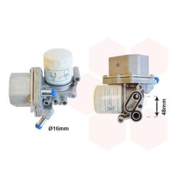 Alyvos aušintuvas, variklio alyva VAN WEZEL 18013625