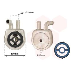 Alyvos aušintuvas, variklio alyva VAN WEZEL 27003289