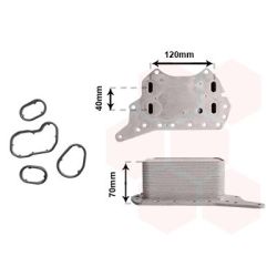 Alyvos aušintuvas, variklio alyva VAN WEZEL 33013701