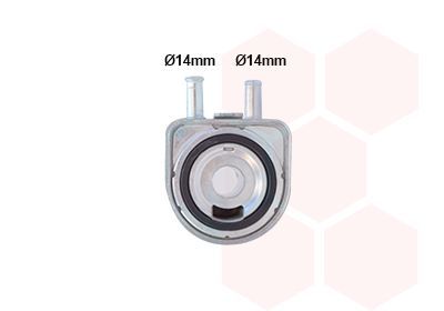 Alyvos aušintuvas, variklio alyva VAN WEZEL 40003285