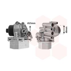 Alyvos aušintuvas, variklio alyva VAN WEZEL 40013400