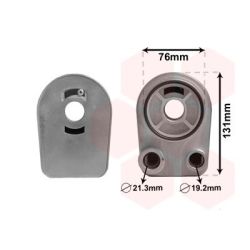 Alyvos aušintuvas, variklio alyva VAN WEZEL 43003607