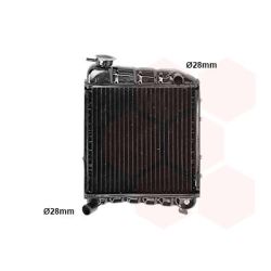 Radiatorius, variklio aušinimas VAN WEZEL 02002001