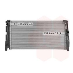 Radiatorius, variklio aušinimas VAN WEZEL 06012774