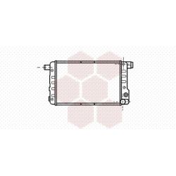 Radiatorius, variklio aušinimas VAN WEZEL 17002132