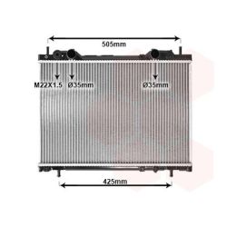 Radiatorius, variklio aušinimas VAN WEZEL 17002184