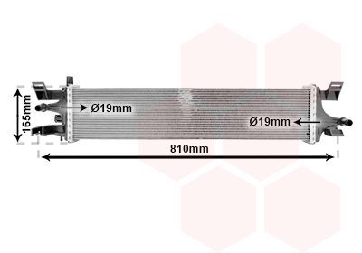 Radiatorius, variklio aušinimas VAN WEZEL 18012718