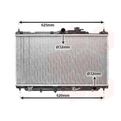 Radiatorius, variklio aušinimas VAN WEZEL 25002017