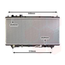 Radiatorius, variklio aušinimas VAN WEZEL 27002100