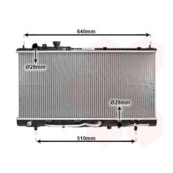Radiatorius, variklio aušinimas VAN WEZEL 27002152