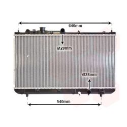 Radiatorius, variklio aušinimas VAN WEZEL 27002153