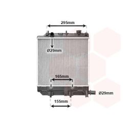 Radiatorius, variklio aušinimas VAN WEZEL 27002172