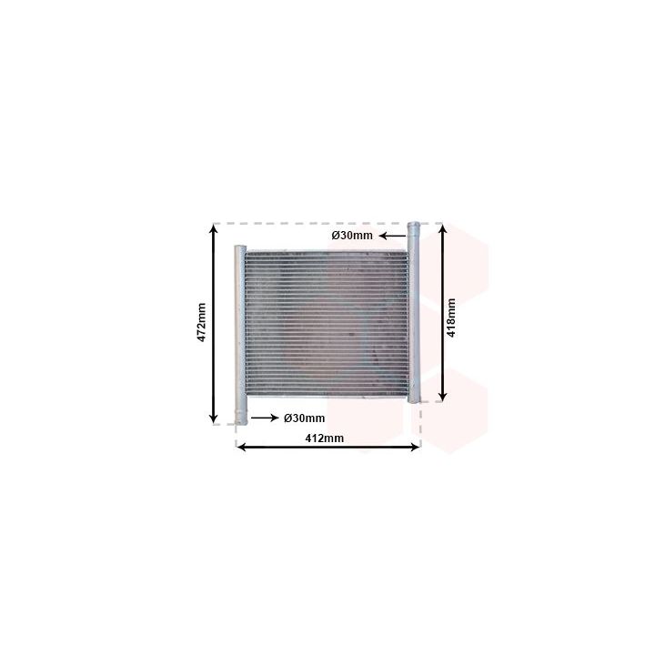 Radiatorius, variklio aušinimas VAN WEZEL 29002002