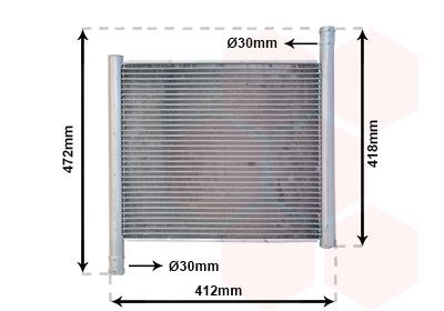 Radiatorius, variklio aušinimas VAN WEZEL 29002002