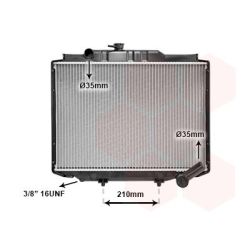 Radiatorius, variklio aušinimas VAN WEZEL 32002062
