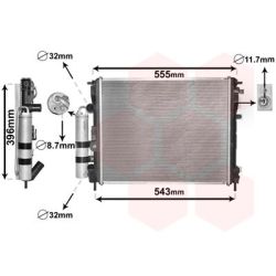 Aušintuvo modulis VAN WEZEL 4300M323
