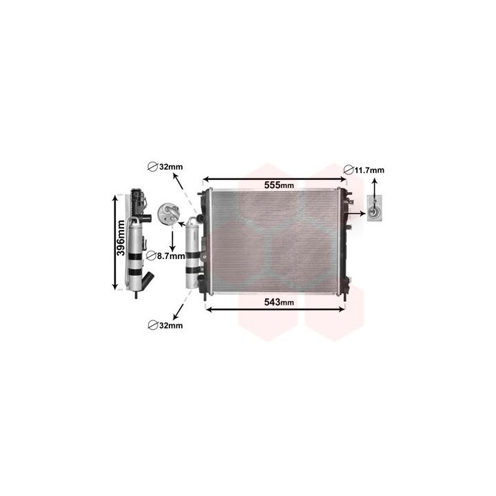 Aušintuvo modulis VAN WEZEL 4300M323
