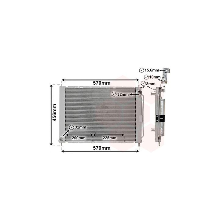 Aušintuvo modulis VAN WEZEL 4300M499
