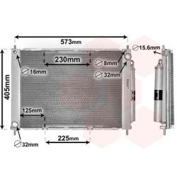 Aušintuvo modulis VAN WEZEL 4300M500