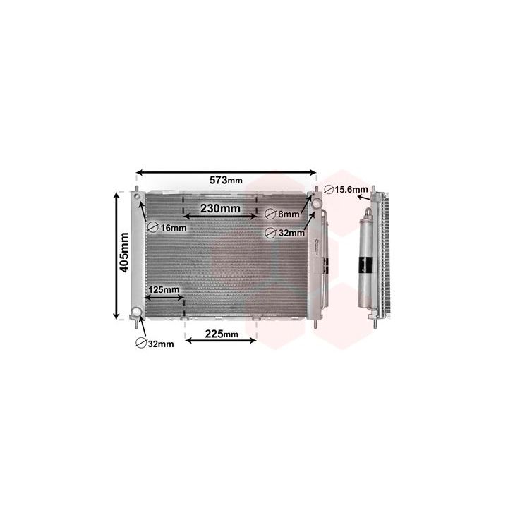 Aušintuvo modulis VAN WEZEL 4300M500