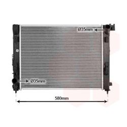 Radiatorius, variklio aušinimas VAN WEZEL 43012712