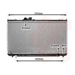 Radiatorius, variklio aušinimas VAN WEZEL 53002321