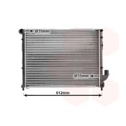 Radiatorius, variklio aušinimas VAN WEZEL 73002059