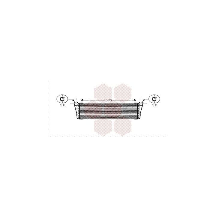 Radiatorius, variklio aušinimas VAN WEZEL 74002053