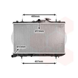 Radiatorius, variklio aušinimas VAN WEZEL 82002047