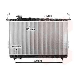 Radiatorius, variklio aušinimas VAN WEZEL 82002106