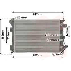 Radiatorius, variklio aušinimas VAN WEZEL 82012713