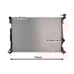 Radiatorius, variklio aušinimas VAN WEZEL 82012741