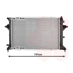 Radiatorius, variklio aušinimas VAN WEZEL 82012746